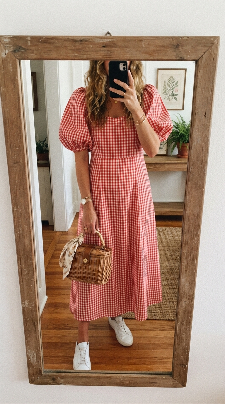 1. The Gingham Dream Dress