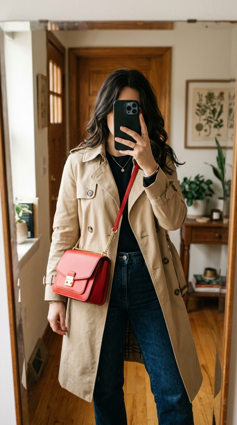1. The Statement Red Bag