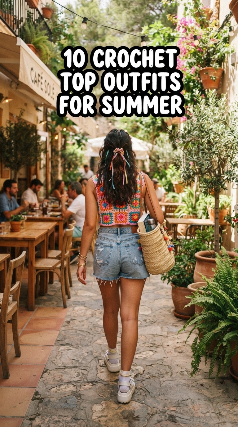 10 Crochet Top Outfits for Summer
