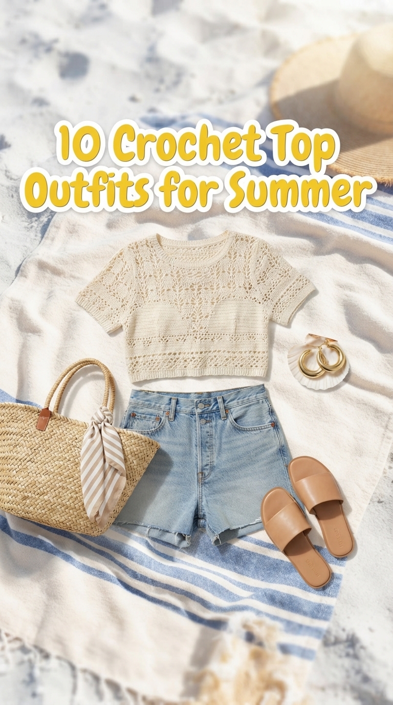 10 Crochet Top Outfits for Summer