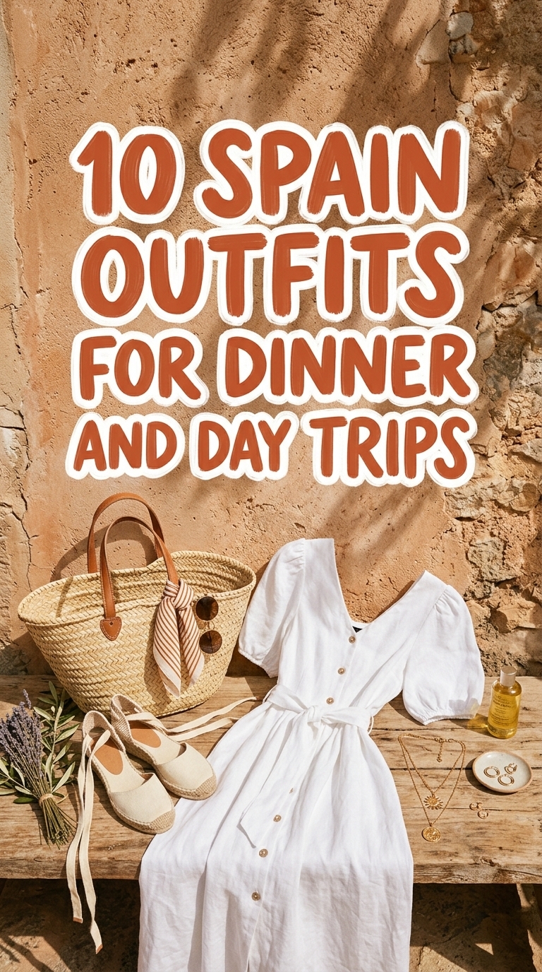 10 Spain Outfits for Dinner and Day Trips