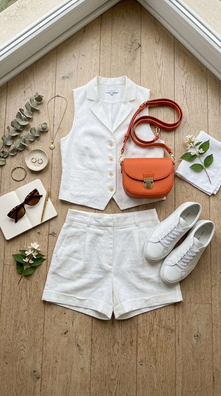 11. Monochromatic with a Pop of Color