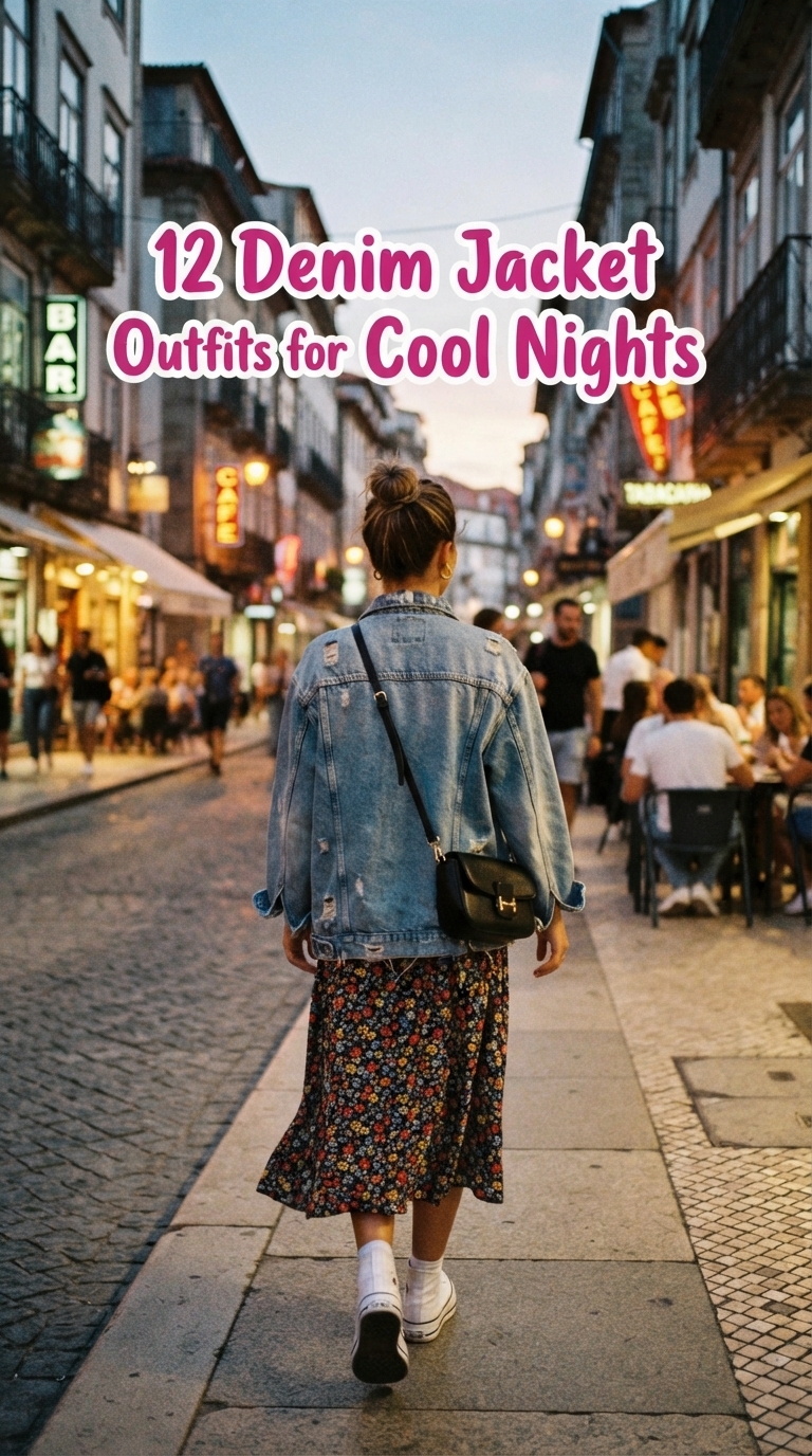 12 Denim Jacket Outfits for Cool Nights