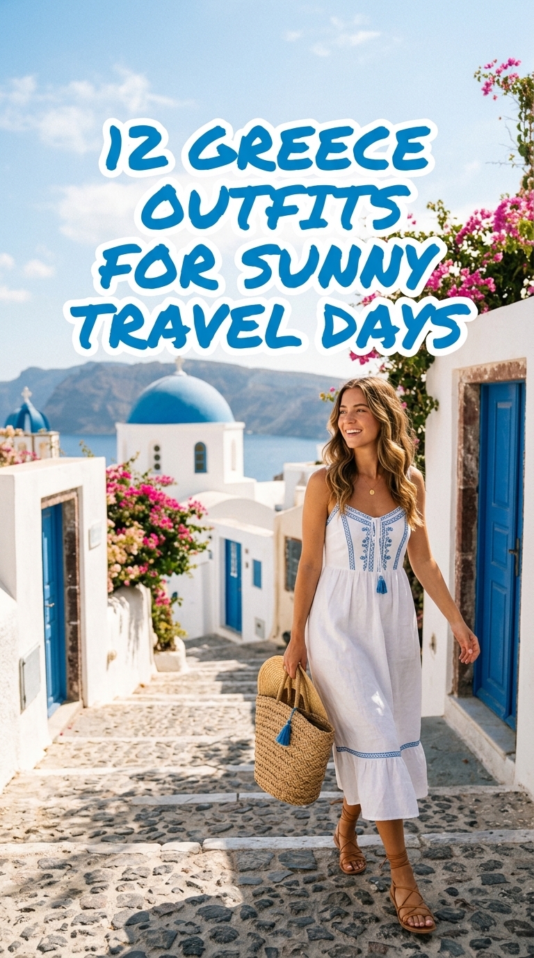 12 Greece Outfits for Sunny Travel Days