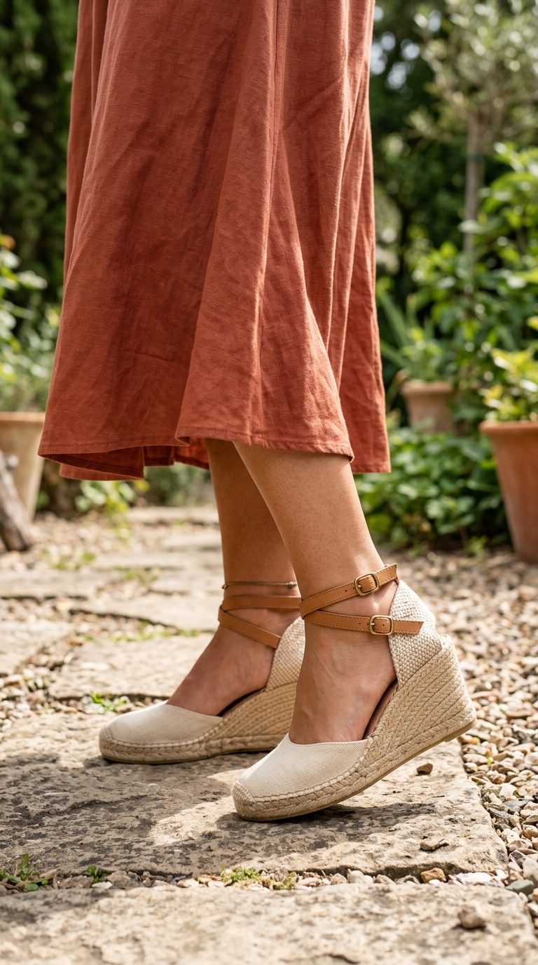 12. Elevated Espadrilles: Comfort & Chic for Evening