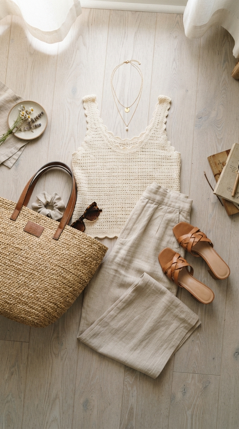 2. Resort Ready with Linen Pants