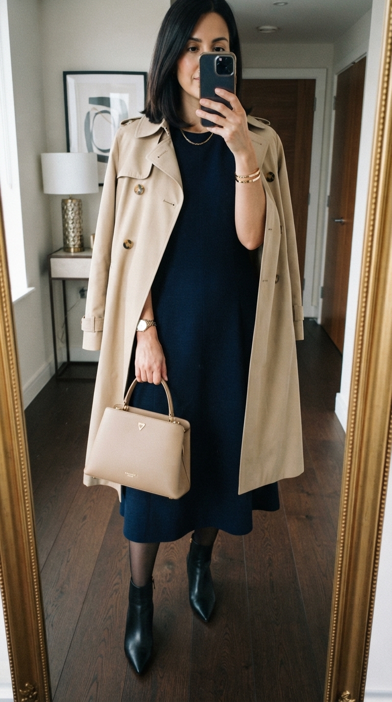 4. Elevated with a Trench Coat