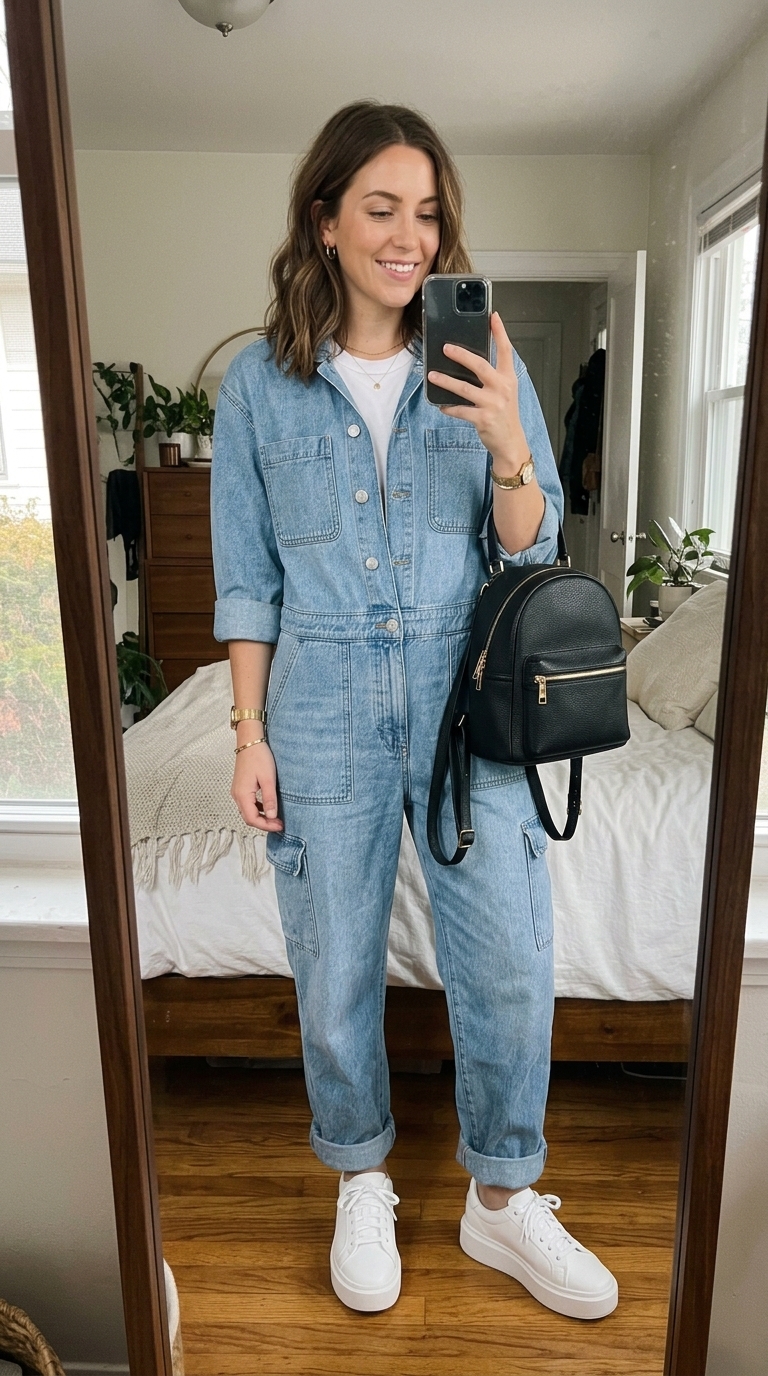 4. The Easy Denim Jumpsuit or Romper