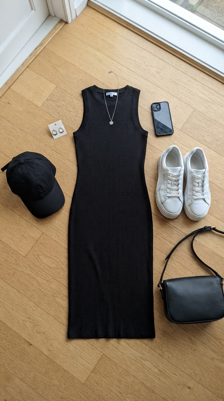 5. Sporty Chic with Sneakers