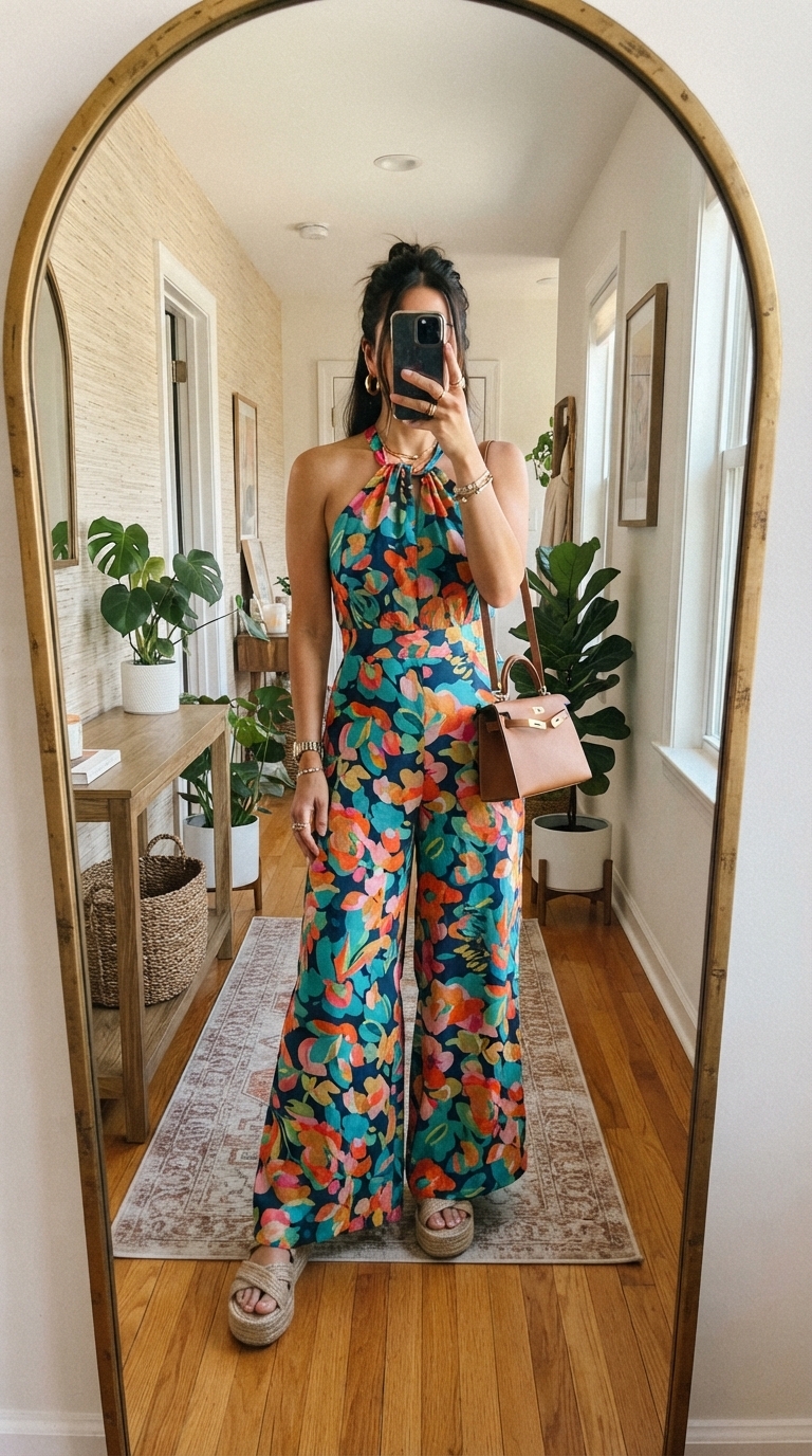 6. Elevated Jumpsuit in a Bold Print