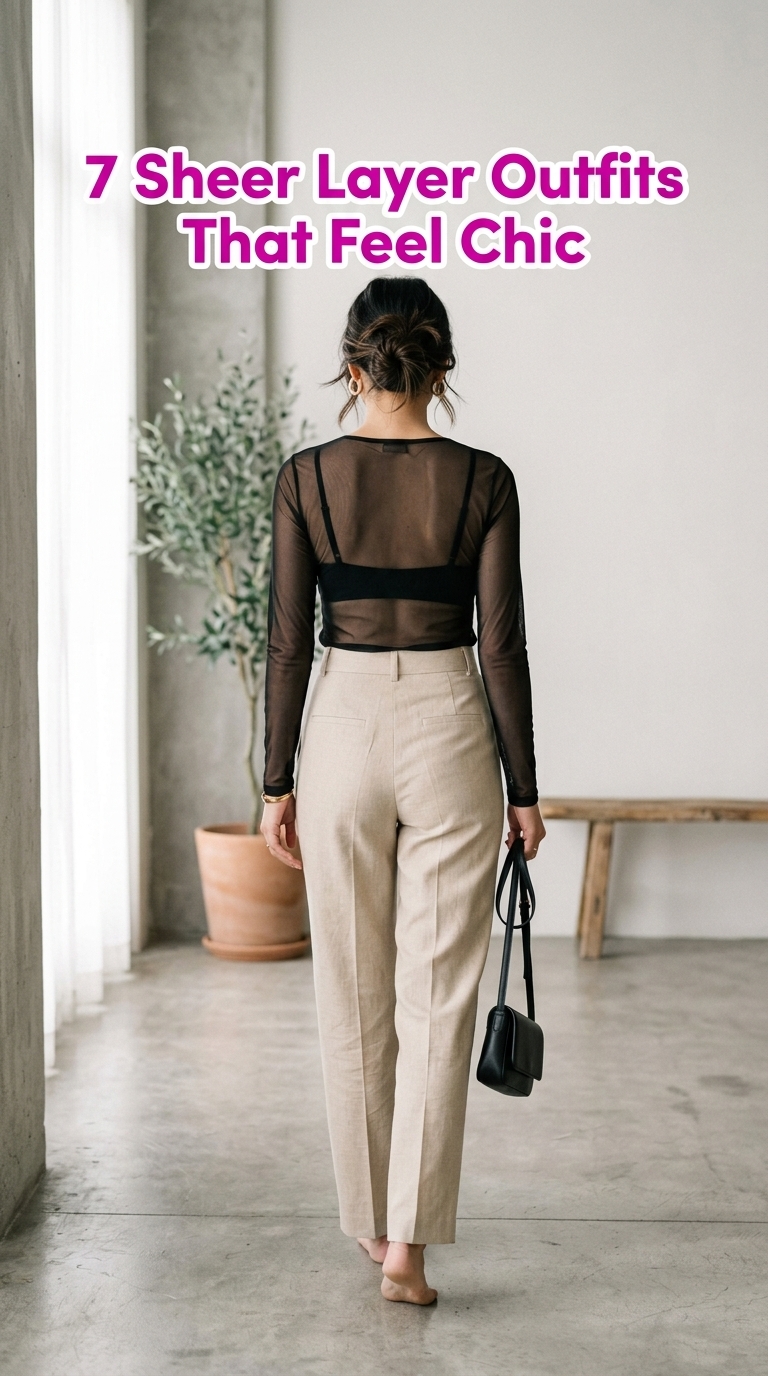 7 Sheer Layer Outfits That Feel Chic