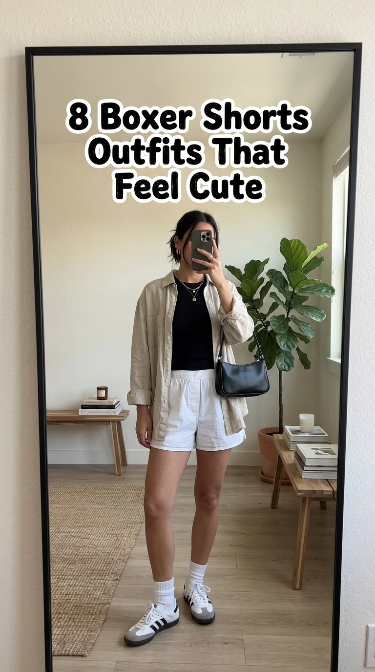 8 Boxer Shorts Outfits That Feel Cute