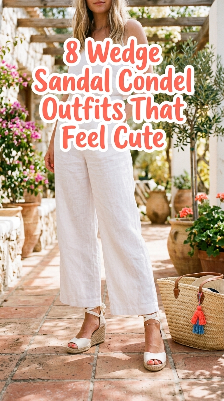 8 Wedge Sandal Outfits That Feel Cute