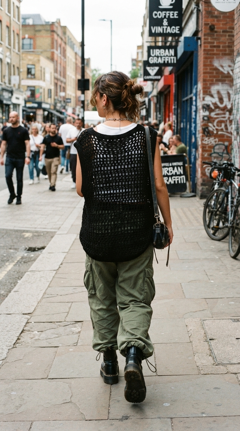 8. Edgy Street Style with Cargo Pants