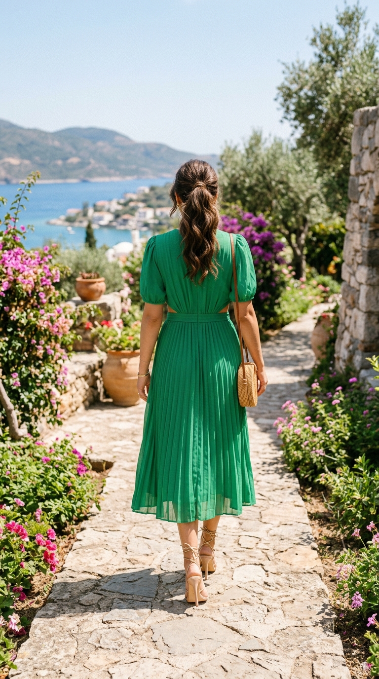 8. The Statement Piece: A Chic Cutout Midi Dress