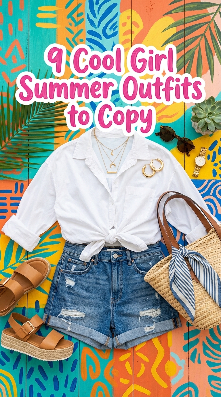 9 Cool Girl Summer Outfits to Copy
