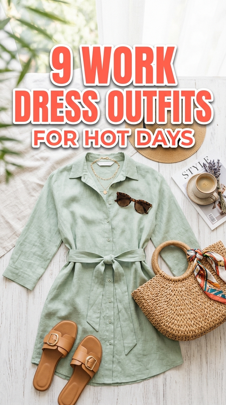 9 Work Dress Outfits for Hot Days