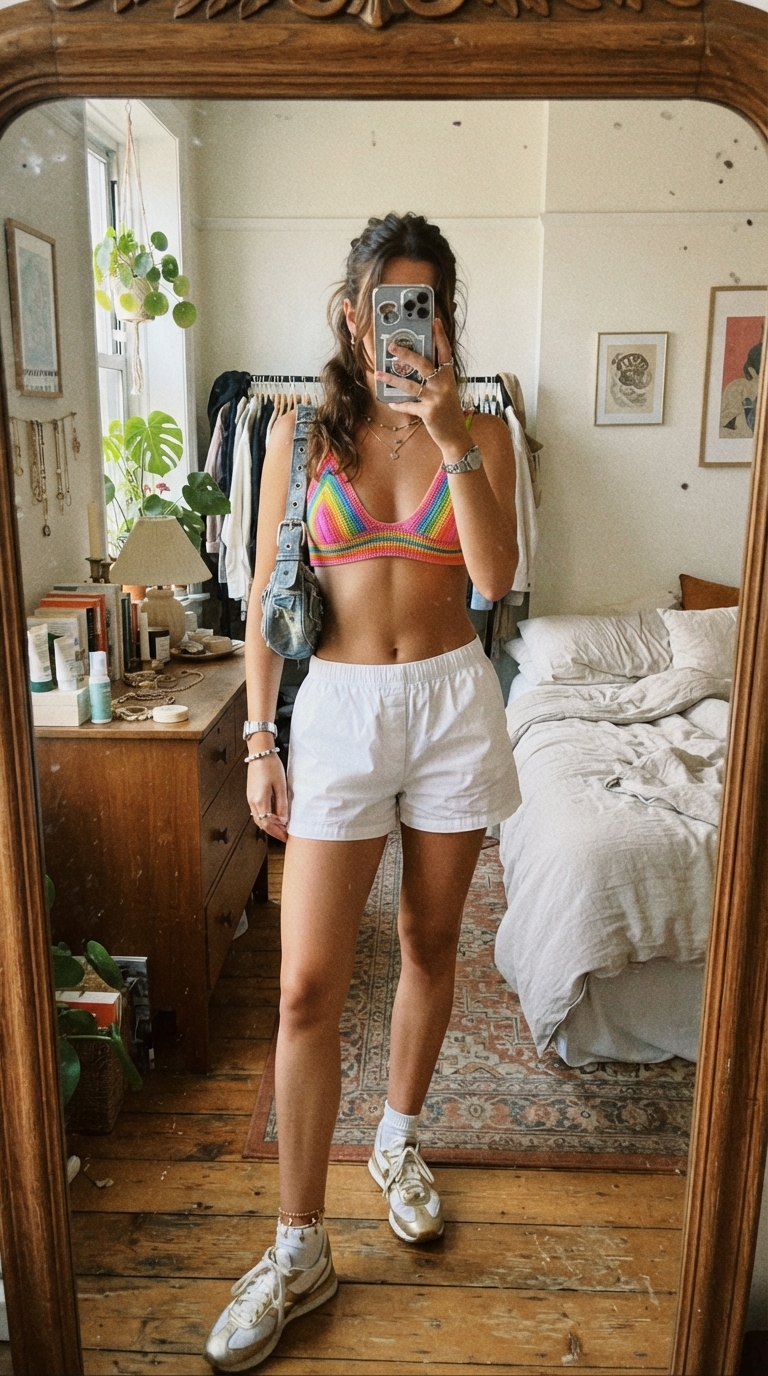 9. Cute & Comfy with Boxer Shorts