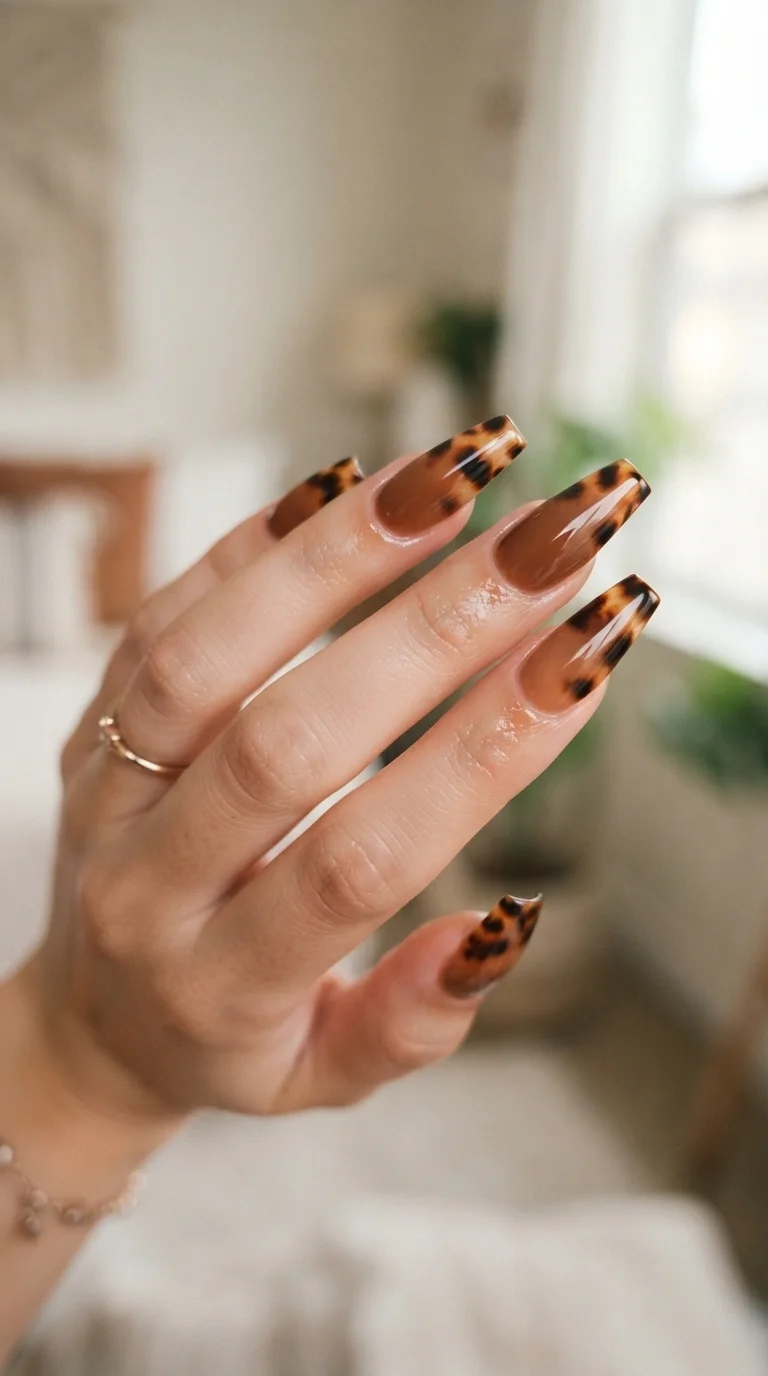 4. Subtle Tortoiseshell Ombre Effect