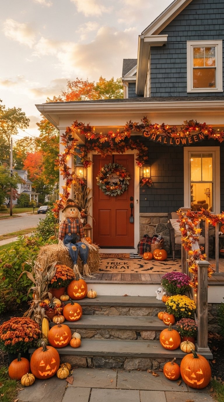 8 simple halloween porch decor ideas