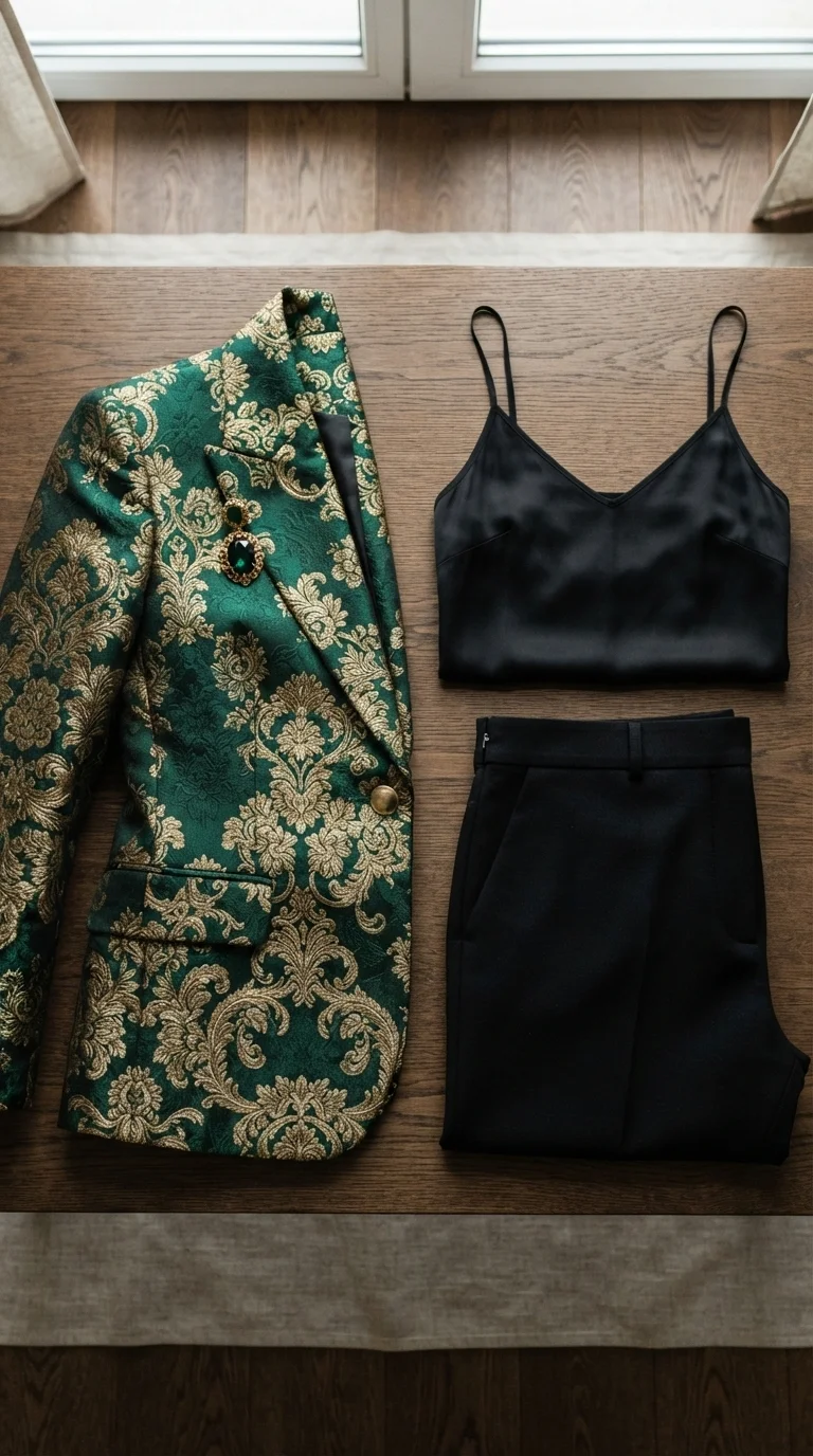 8. Deep Jewel Tones & Brocade