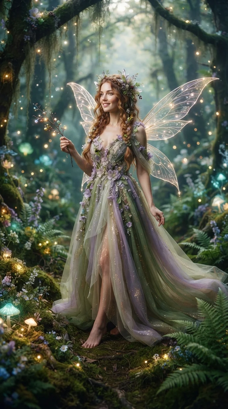 Ethereal Enchanted Forest Fairy