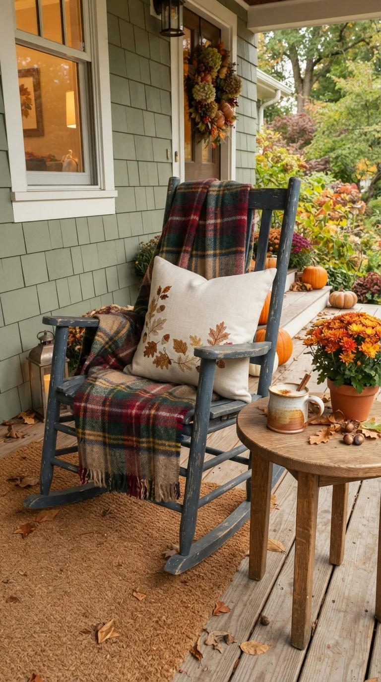 Inviting Cozy Porch Seating Nook