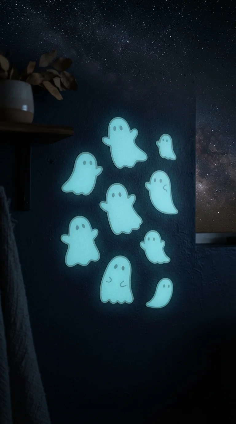 Luminous Glow-in-the-Dark Ghosts