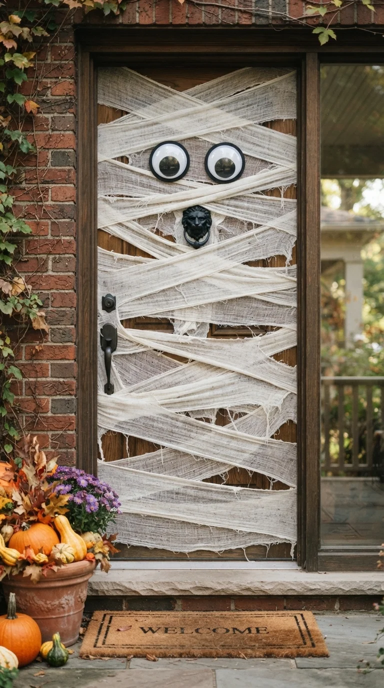Mummy Door Wrap Transformation