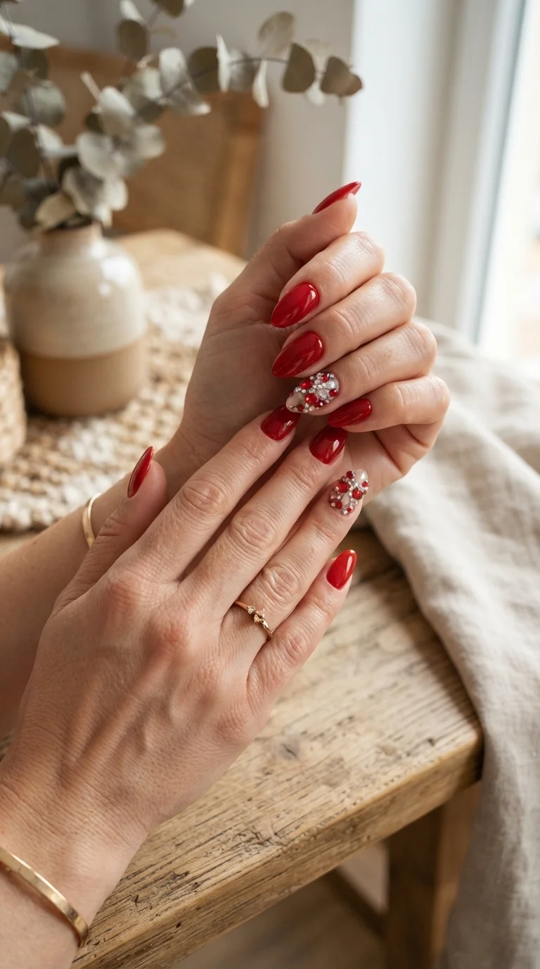Rhinestone Embellished Nude Base