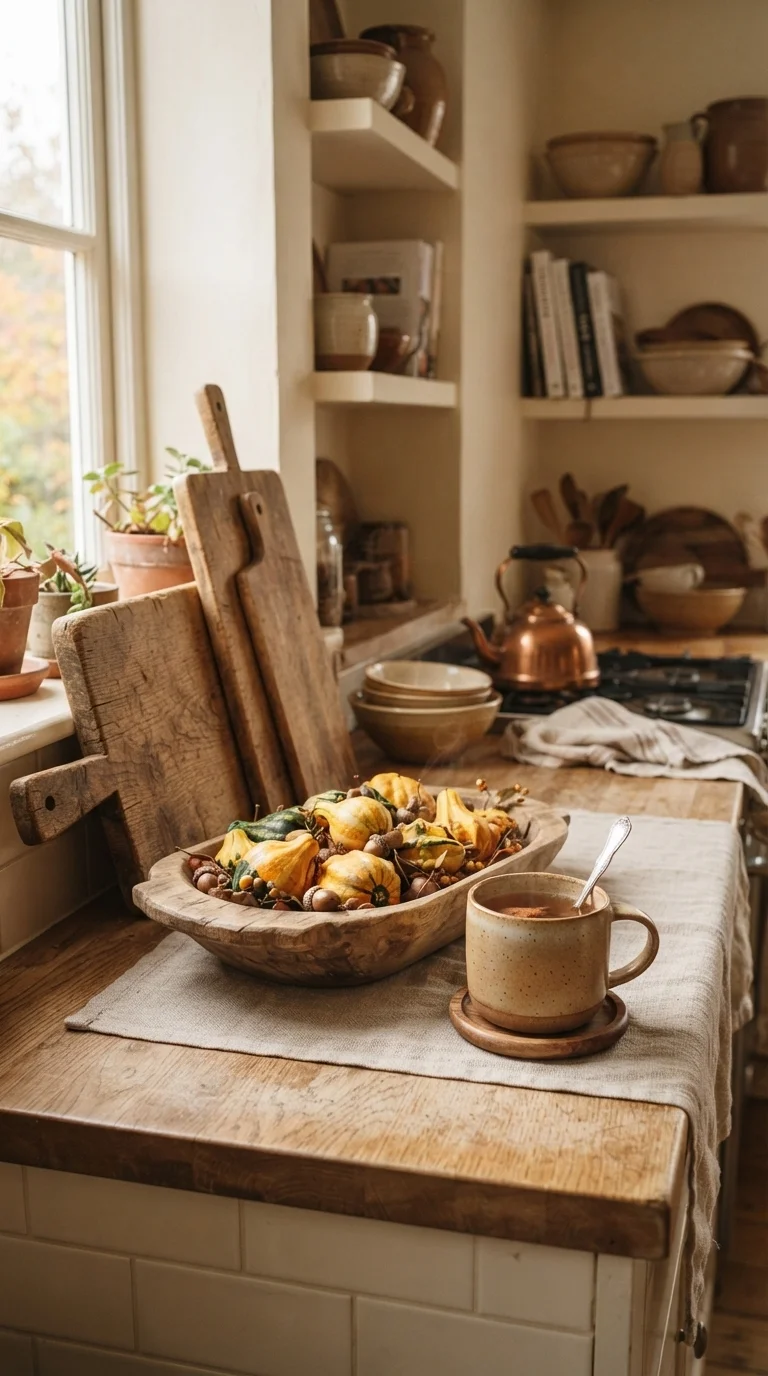 Rustic Wooden Accents and Textures
