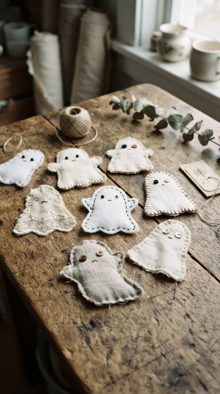 Soft Fabric Ghost Appliqués