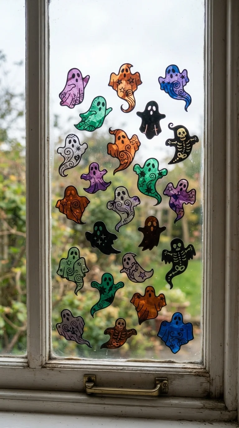 Translucent Stained Glass Ghosts