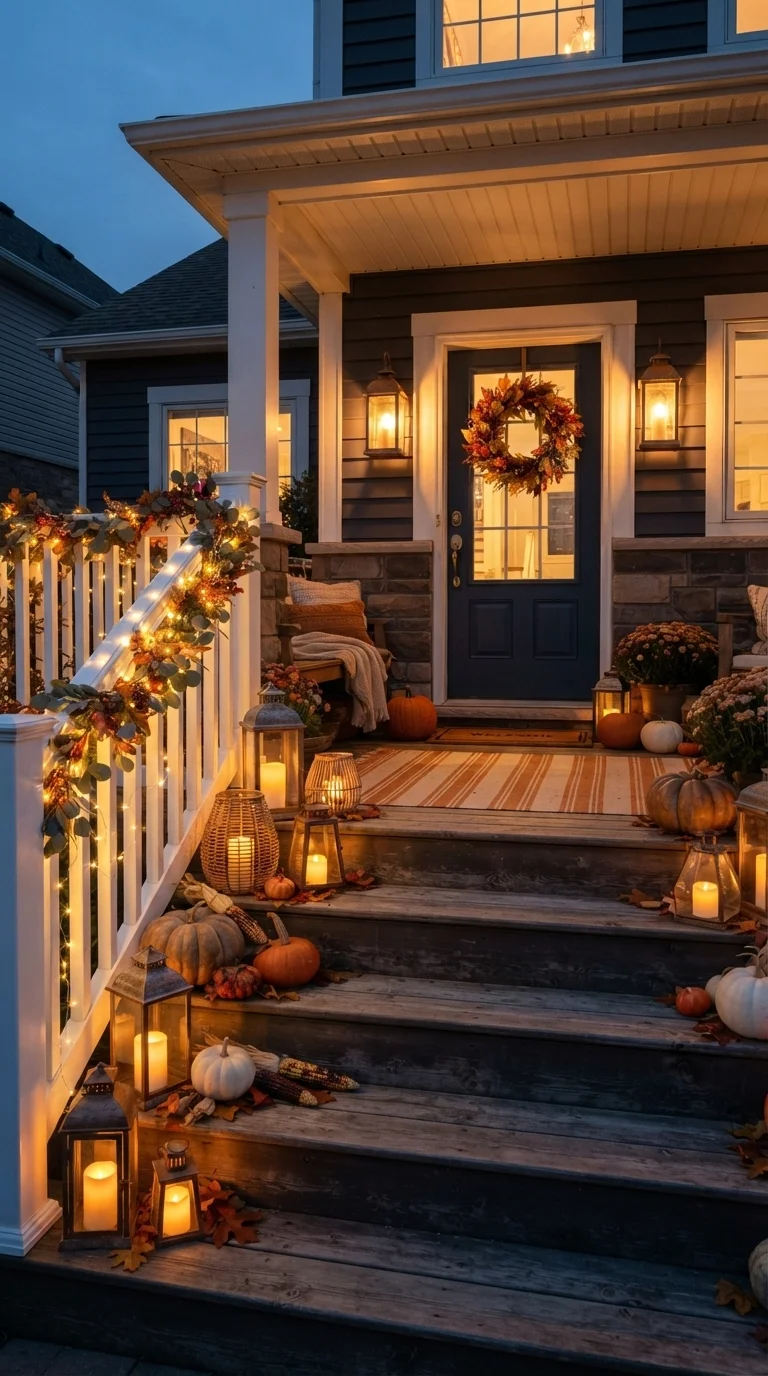 Warm Lanterns and Fairy Light Glow