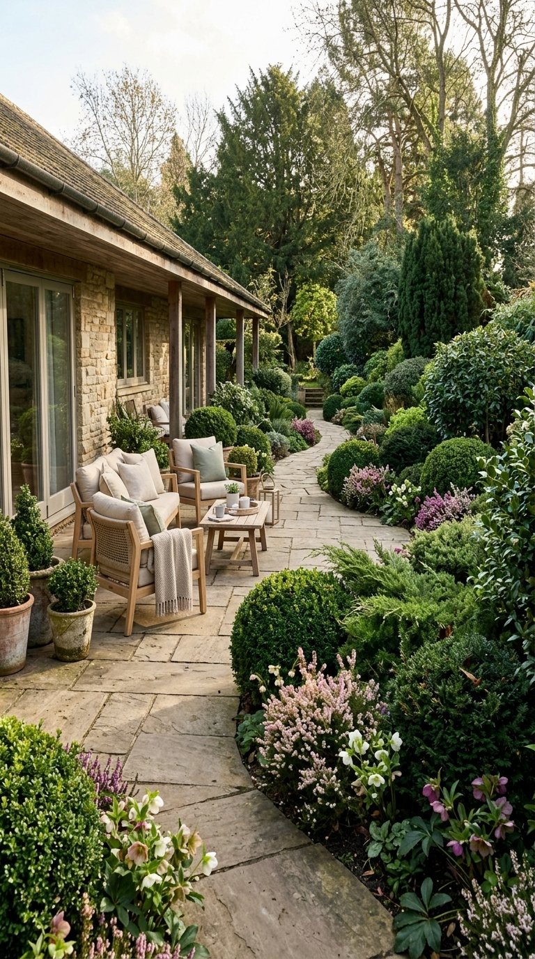 10 Evergreen Garden Ideas That Look Good All Year