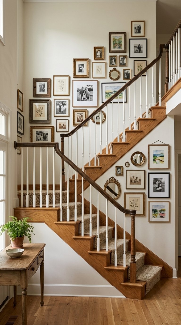 10 Staircase Gallery Wall Ideas