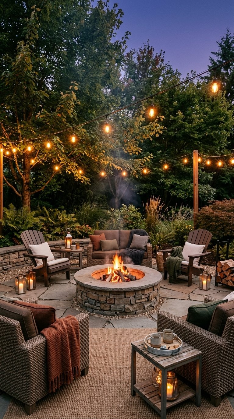 11 Cozy Backyard Fire Pit Seating Ideas