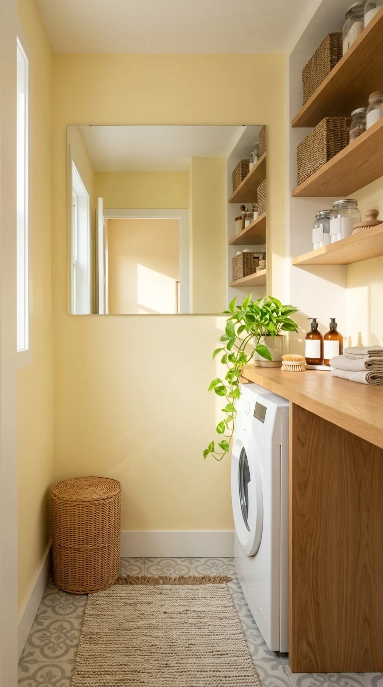 Brighten with Light Colors and Mirrors