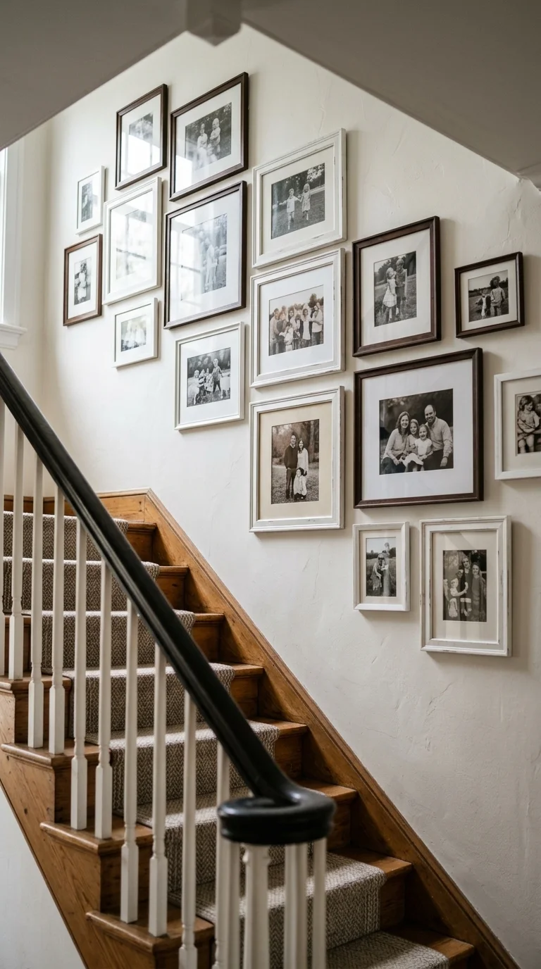 Classic Family Photo Gallery Wall