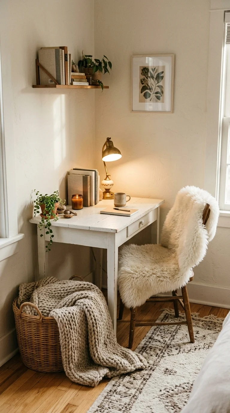 Cozy Corner Nook Workspace