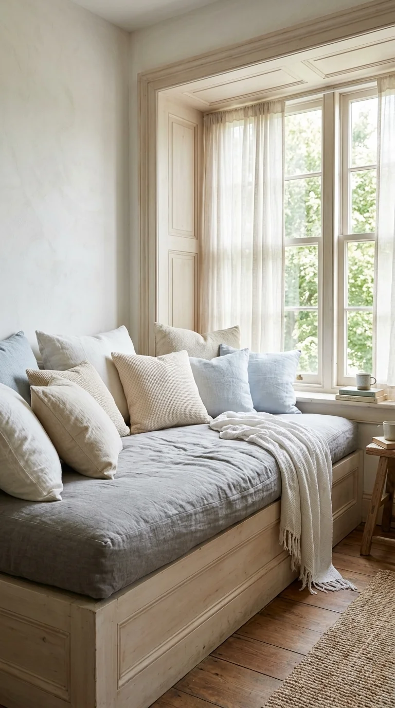 Daybed Window Seat for Relaxed Lounging