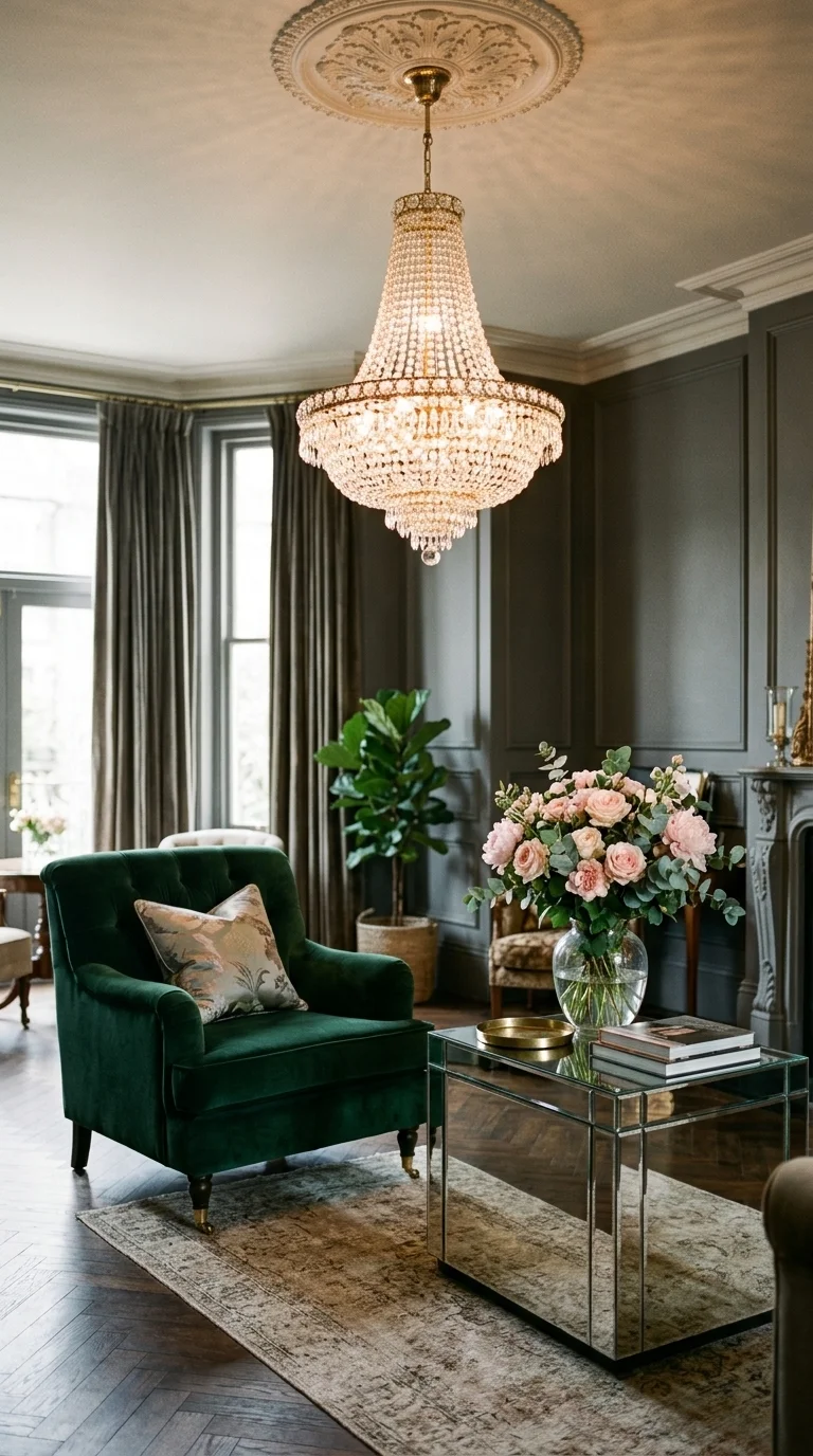 Elegant Crystal Chandelier-Style Pendant