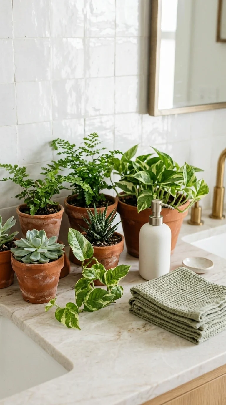 Greenery and Terracotta Pots