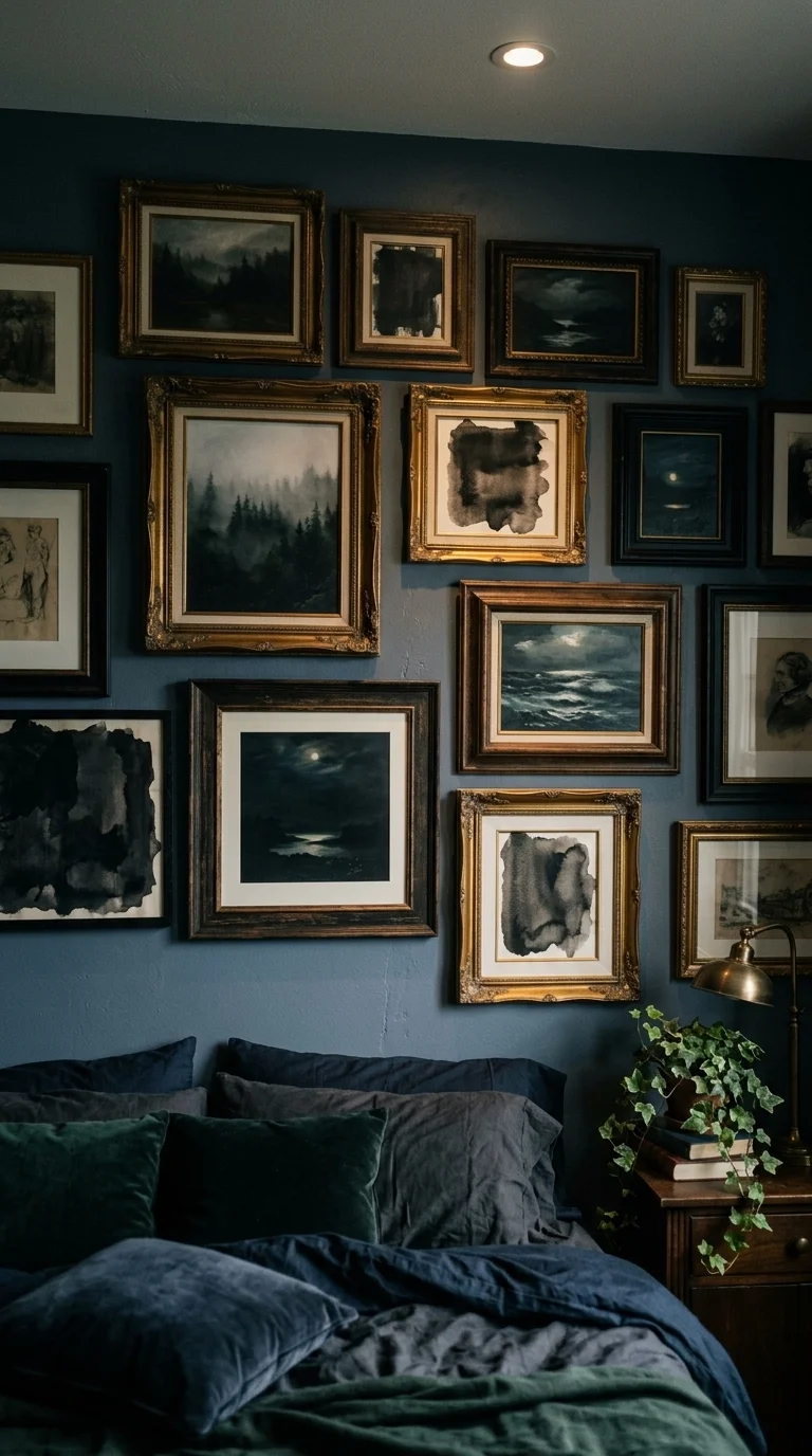 Moody Gallery Wall