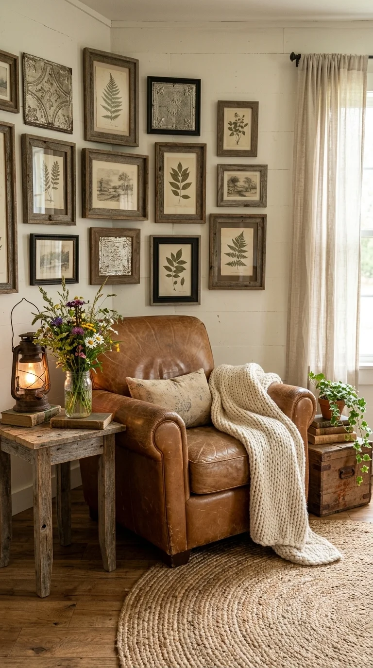 Rustic Farmhouse Comfort Nook