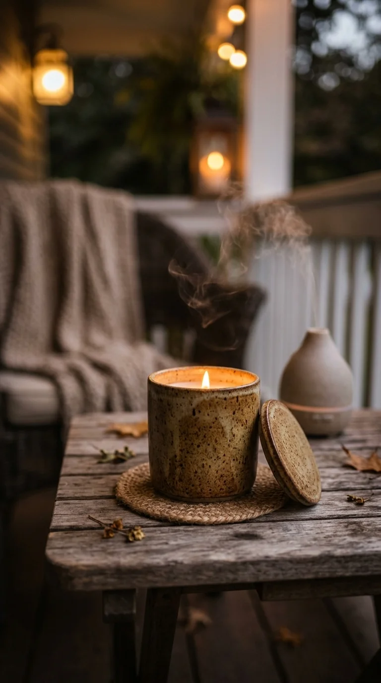 Scented Candles and Diffusers for Ambiance