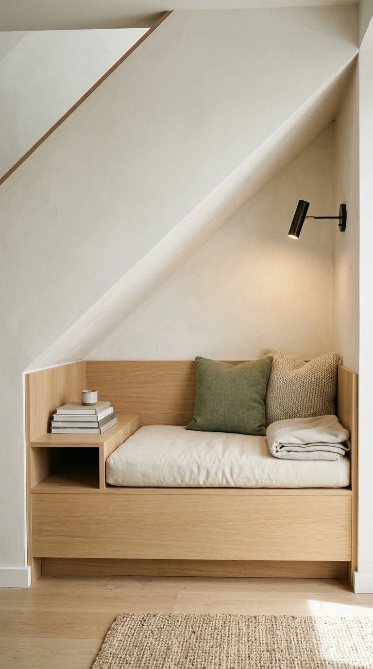 Simple Built-In Bench Nook