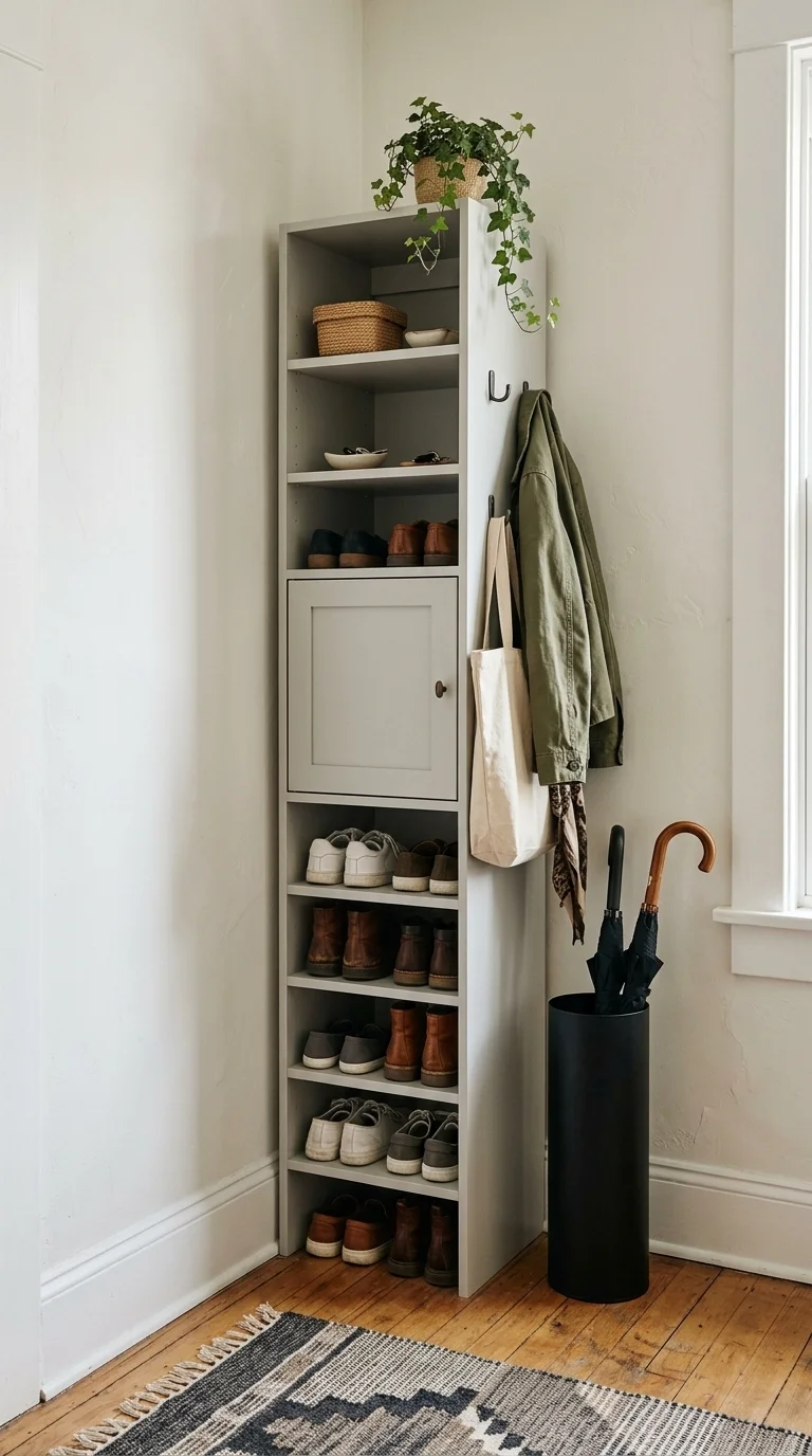 Small Space Vertical Storage Solution