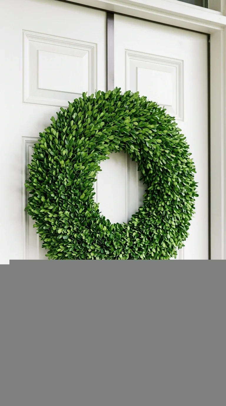 Structured Boxwood Circle