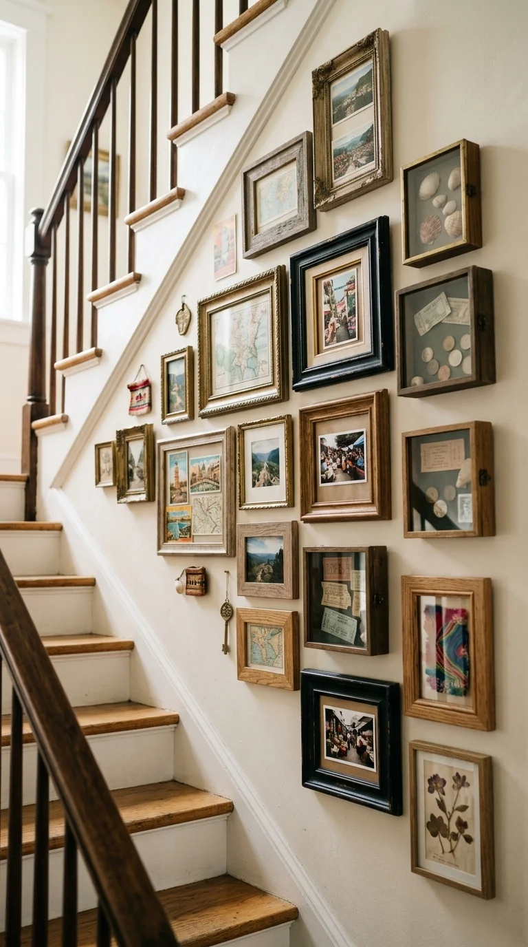 Travel Souvenir Staircase Showcase